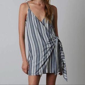 Cotton Candy LA Striped Wrap Dress